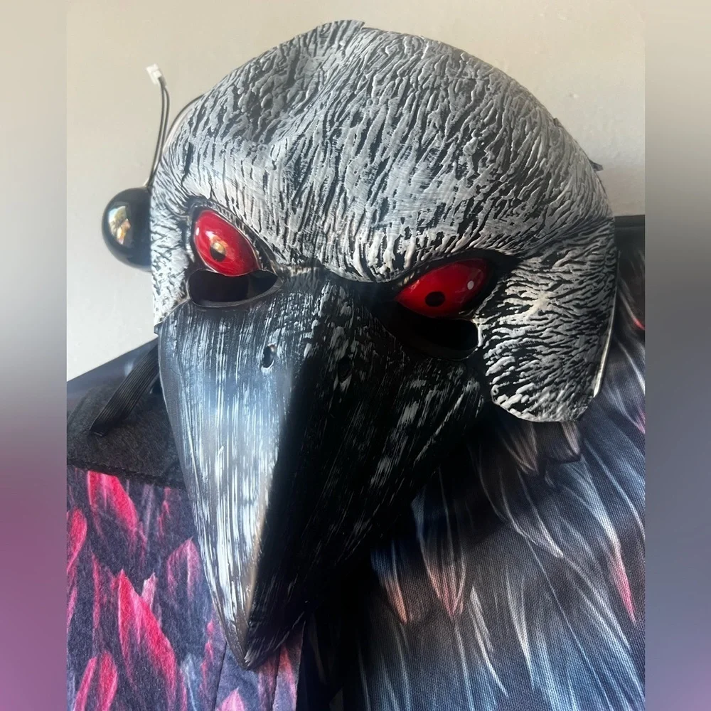 Hyde & Eek! Kids Light-Up Raven Costume size S 3 years
